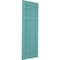 Ekena Millwork True Fit PVC San Juan Capistrano Mission Style Fixed Mount Shutters, Pure Turquoise, 12W x 42H, PR TFP001SJ12X042PT - alternate 14